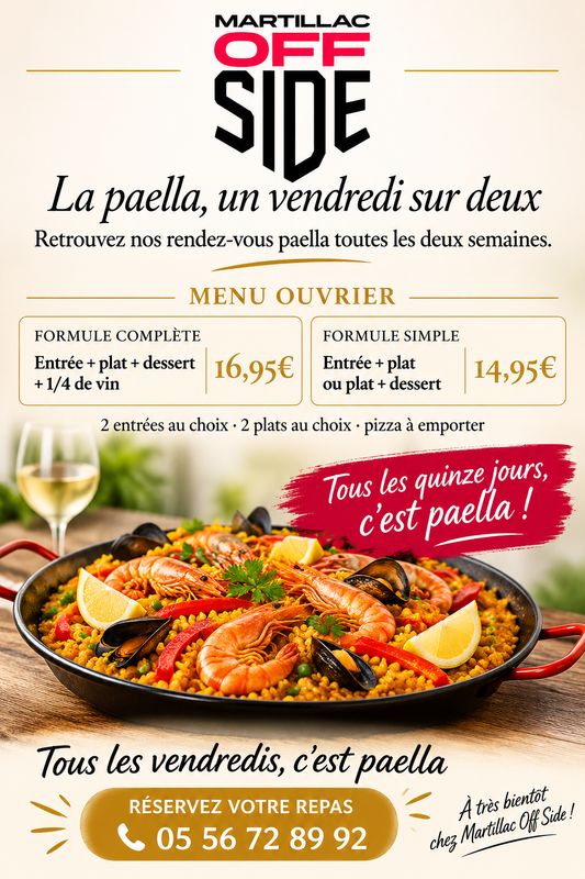Restaurant à Martillac : découvrez Martillac OffSide33 !